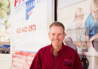 branding-Ownership-bio-of Allen-from-page-carpet-cleaning-in-glendale-az-with-commercial-truck-headshot